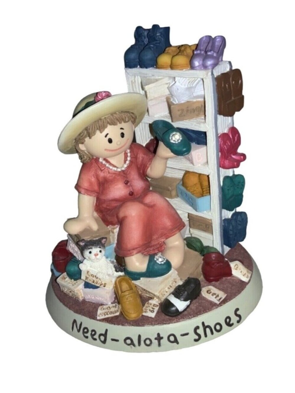 Need A Lotta Shoes Collectible Figurine Aingle Berry 1999 - Picture 1 of 11